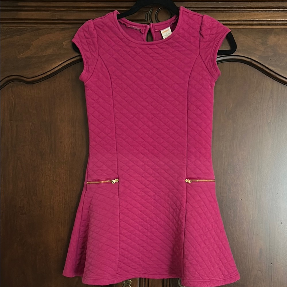 Gymboree Quilted Fuchsia Kids Dress